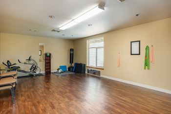 Senior gym with equipment & classes